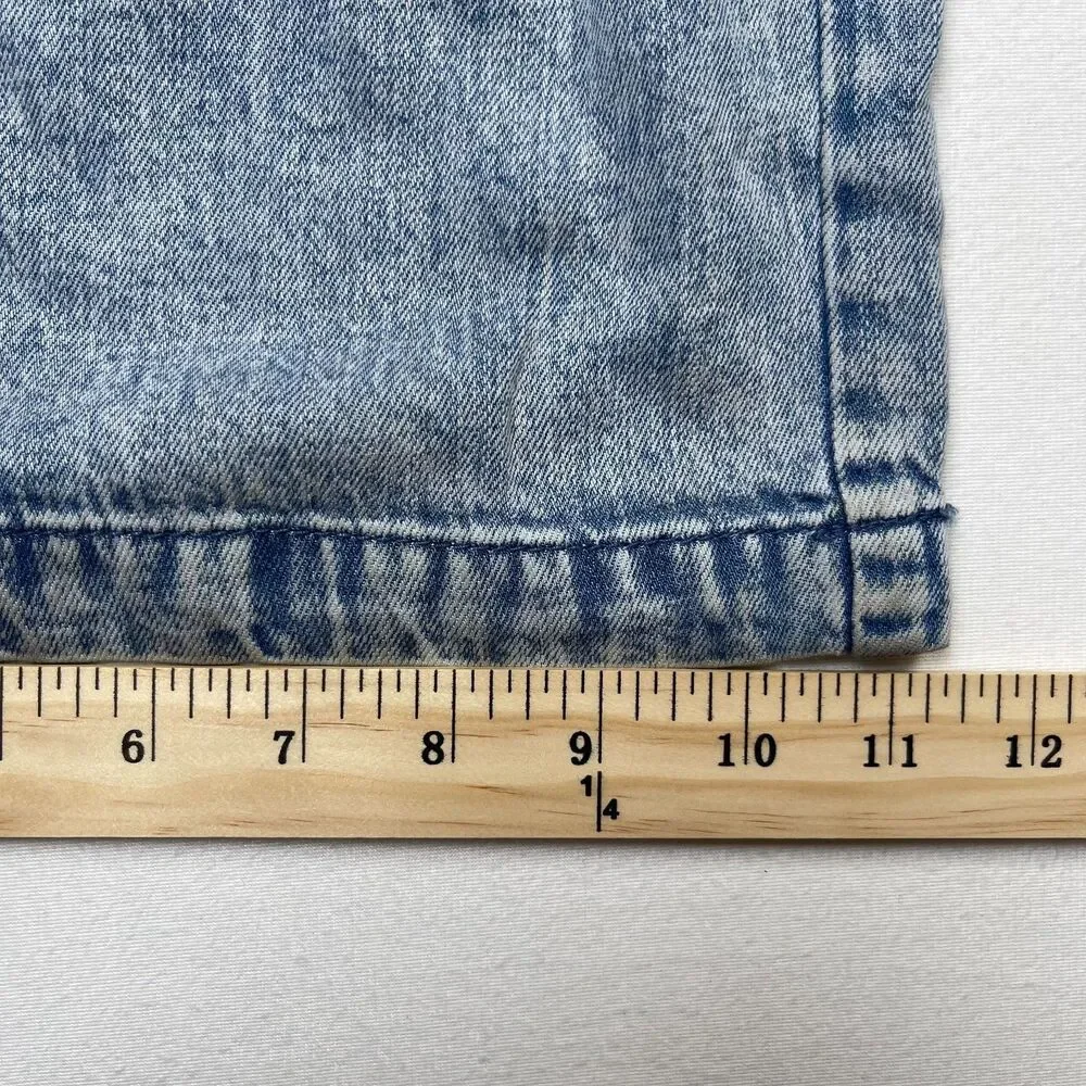 Sincerely Jules Jeans Womens 9 x 29 Blue Denim Lyocell Pockets Mid-Rise Wide Leg